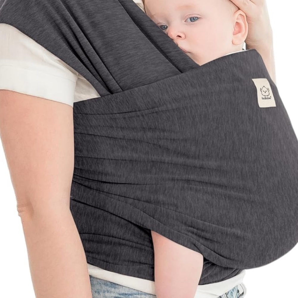 Gray Bag Accessory with Soft Stretchy Fabric
